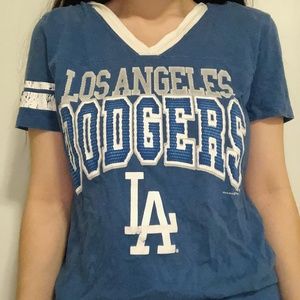 Dodgers t-shirt with a hood